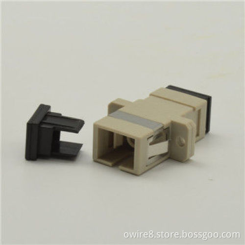 SC Fiber-optical Adapter, SM-simplex, Low-insertion Loss